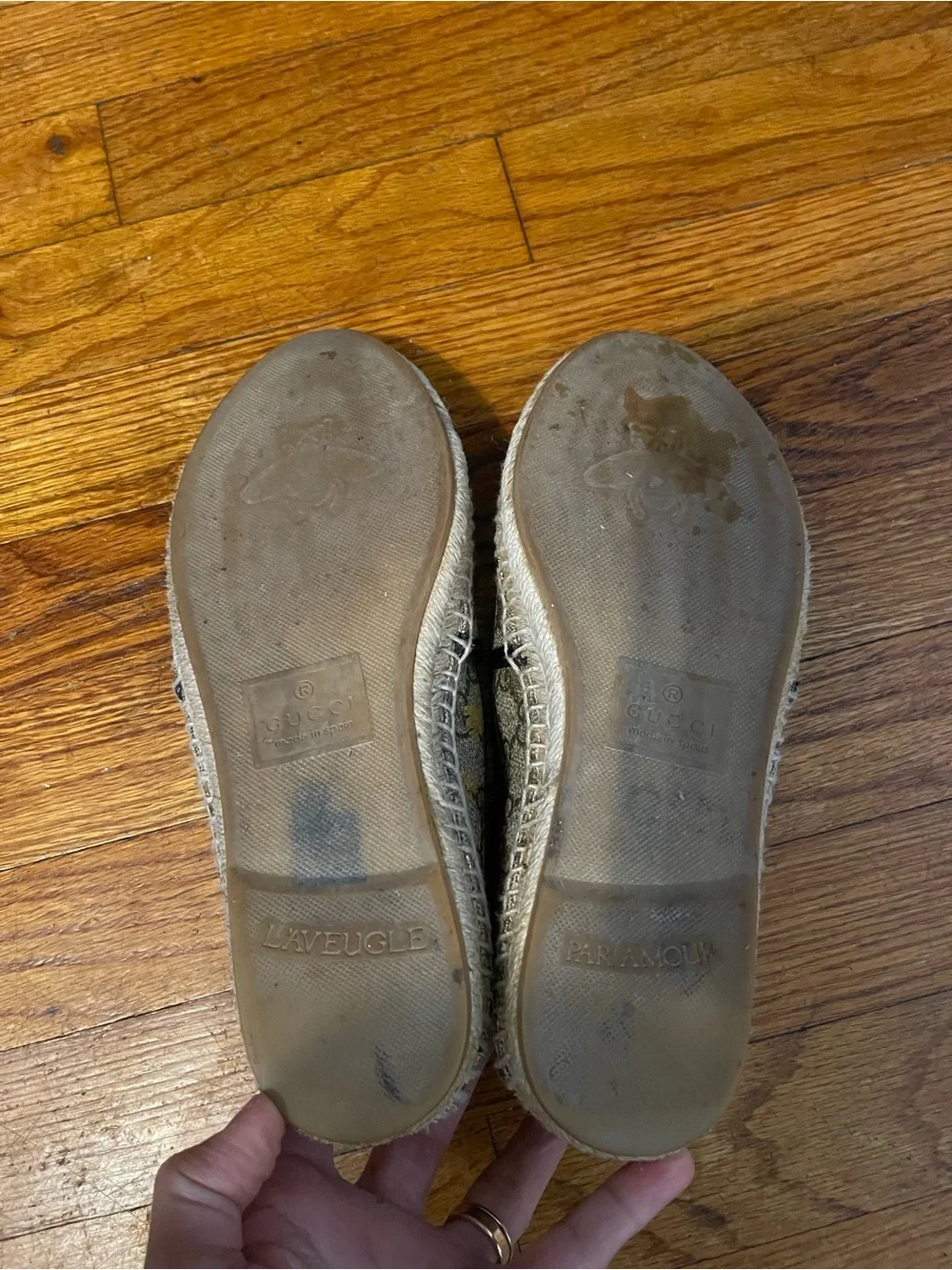 Gucci elegant espadrille